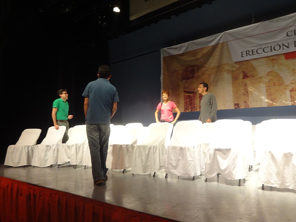 Interior del Foro Cultural Tiempo y Espacio Thaay